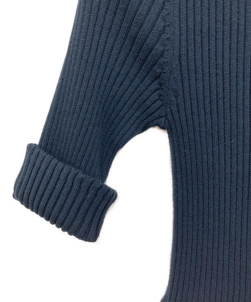 BLUE LABEL CRESTBRIDGE（ブルーレーベルクレストブリッジ）BLUE LABEL CRESTBRIDGE (ブルーレーベルクレストブリッジ) ドッキングワンピース ネイビー×レッド サイズ:36の古着・服飾アイテム