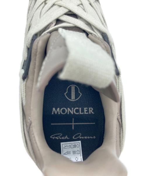 MONCLER（モンクレール）MONCLER (モンクレール) RICK OWENS (リックオウエンス) スニーカー グレー サイズ:36の古着・服飾アイテム