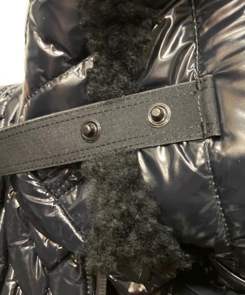 MONCLER GRENOBLE（モンクレール グルノーブル）MONCLER GRENOBLE (モンクレール グルノーブル) シャーリングショートダウンジャケット　EPUYEN　J20981A00042 ブラック サイズ:00の古着・服飾アイテム