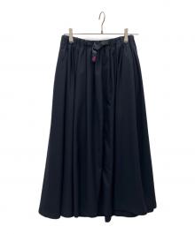 GRAMICCI×BEAMS BOY（グラミチ×ビームスボーイ）の古着「ギャバ ロング スカート」｜ネイビー