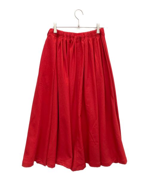 GRAMICCI（グラミチ）GRAMICCI (グラミチ) 別注 ギャザー ロングスカート レッド サイズ:SIZE　FREEの古着・服飾アイテム