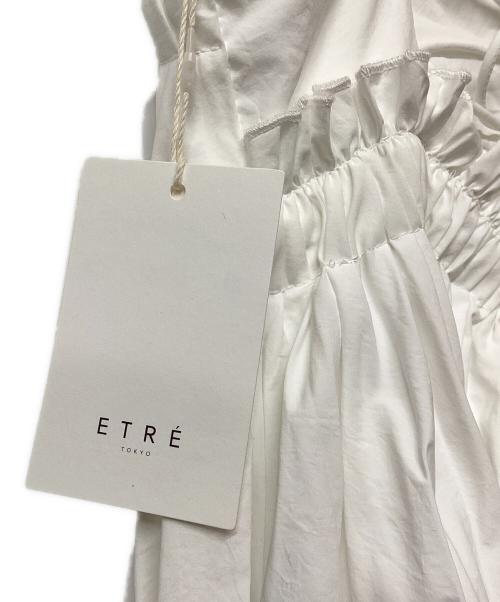 ETRE TOKYO（エトレトウキョウ）ETRE TOKYO (エトレトウキョウ) ETRE TOKYO ワッシャープリーツキャミワンピース ホワイト サイズ:Freeの古着・服飾アイテム