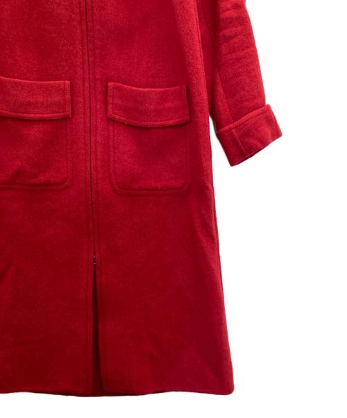 Diagram（ダイアグラム）Diagram (ダイアグラム) アンゴラフードリバーコート レッド サイズ:36の古着・服飾アイテム