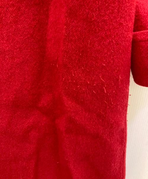 Diagram（ダイアグラム）Diagram (ダイアグラム) アンゴラフードリバーコート レッド サイズ:36の古着・服飾アイテム