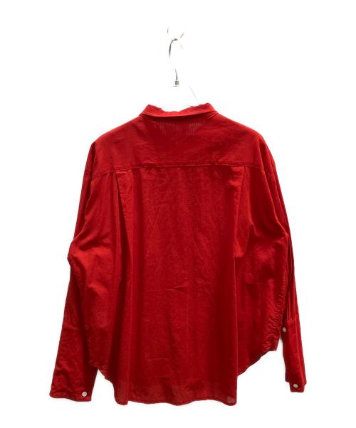 GOOD GRIEF!（グッドグリーフ）GOOD GRIEF! (グッドグリーフ) SHEER COTTON SHIRT レッド サイズ:フリーの古着・服飾アイテム