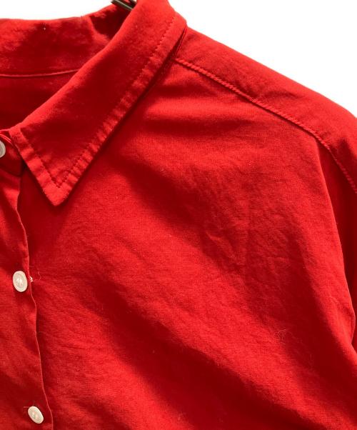 GOOD GRIEF!（グッドグリーフ）GOOD GRIEF! (グッドグリーフ) SHEER COTTON SHIRT レッド サイズ:フリーの古着・服飾アイテム