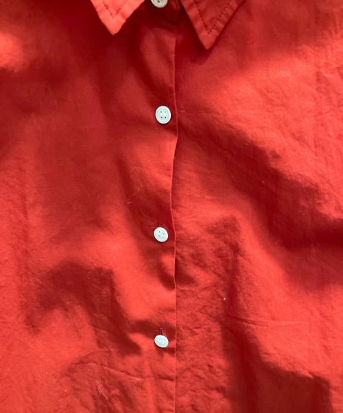 GOOD GRIEF!（グッドグリーフ）GOOD GRIEF! (グッドグリーフ) SHEER COTTON SHIRT レッド サイズ:フリーの古着・服飾アイテム