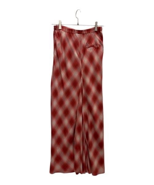 Ron Herman（ロンハーマン）Ron Herman (ロンハーマン) Ombre Checked Skirt レッド サイズ:XSの古着・服飾アイテム