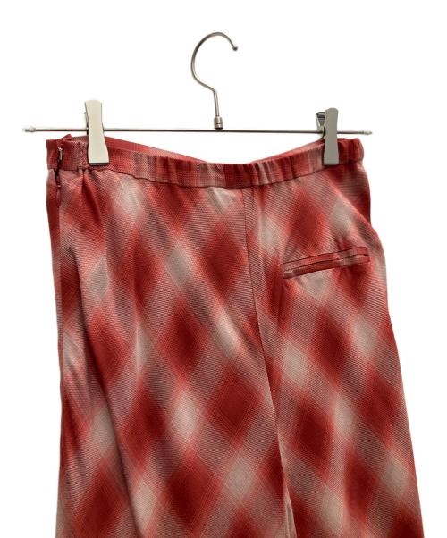 Ron Herman（ロンハーマン）Ron Herman (ロンハーマン) Ombre Checked Skirt レッド サイズ:XSの古着・服飾アイテム