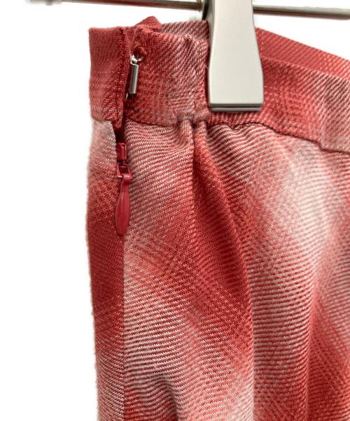Ron Herman（ロンハーマン）Ron Herman (ロンハーマン) Ombre Checked Skirt レッド サイズ:XSの古着・服飾アイテム