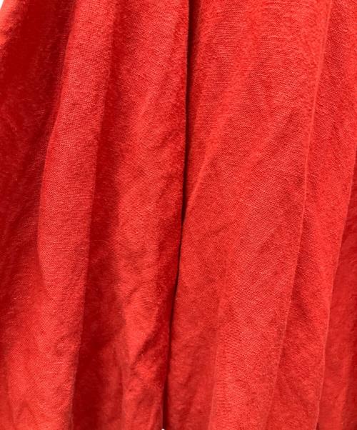 Col Pierrot（コルピエロ）Col Pierrot (コルピエロ) L'appartement (アパルトモン) リネンレーヨンマチスカート レッド サイズ:SIZE38の古着・服飾アイテム