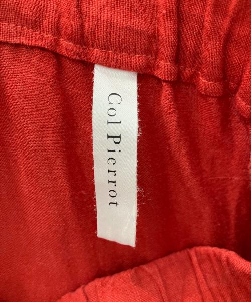 Col Pierrot（コルピエロ）Col Pierrot (コルピエロ) L'appartement (アパルトモン) リネンレーヨンマチスカート レッド サイズ:SIZE38の古着・服飾アイテム