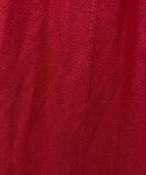 Col Pierrot（コルピエロ）Col Pierrot (コルピエロ) L'appartement (アパルトモン) リネンレーヨンマチスカート レッド サイズ:SIZE38の古着・服飾アイテム