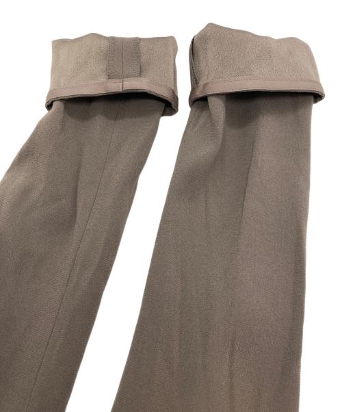 BEIGE（ベイジ）BEIGE (ベイジ) CINDY / ダブルカラージャケット ブラウン サイズ:6 未使用品の古着・服飾アイテム