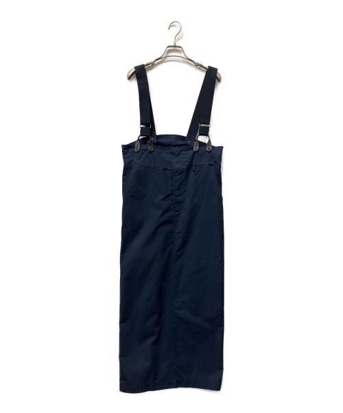 ETRE TOKYO（エトレトウキョウ）ETRE TOKYO (エトレトウキョウ) ハイライズワイドサススカート ネイビー サイズ:Mの古着・服飾アイテム