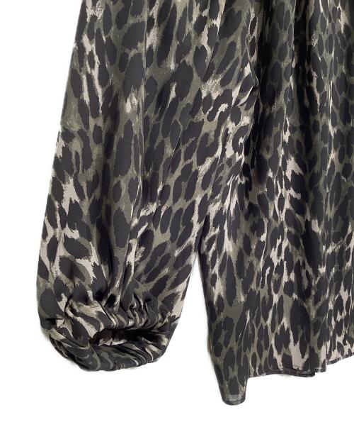 Lisiere（リジェール）Lisiere (リジェール) Leopard Print Blouse カーキ サイズ:-の古着・服飾アイテム