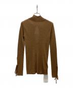 MAISON SPECIALメゾンスペシャル）の古着「Glitter Turtle Top」｜ブラウン