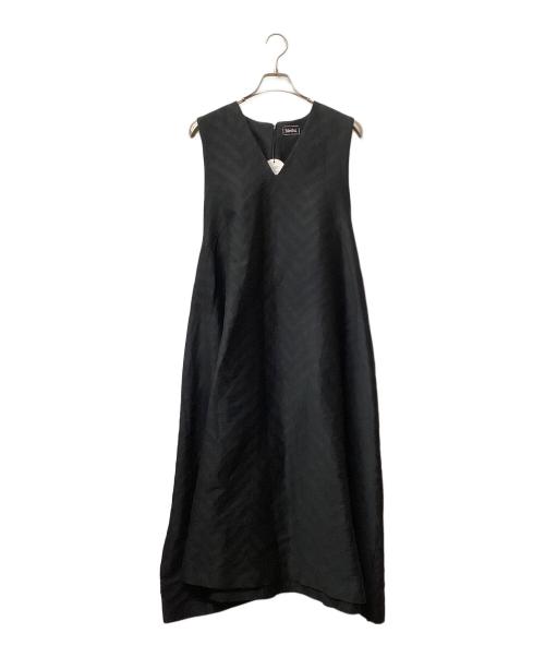 Mochi（モチ）Mochi (モチ) v-neck belt dress(Vネック ベルト ドレス) ブラック サイズ:1の古着・服飾アイテム