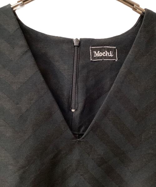 Mochi（モチ）Mochi (モチ) v-neck belt dress(Vネック ベルト ドレス) ブラック サイズ:1の古着・服飾アイテム