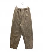 くらすことクラスコト）の古着「ウールウォームパンツ」｜ベージュ