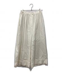 Mochi（モチ）の古着「cropped wide pants」｜アイボリー