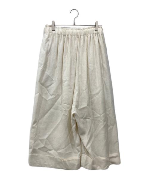 Mochi（モチ）mochi (モチ) cropped wide pants アイボリー サイズ:1の古着・服飾アイテム