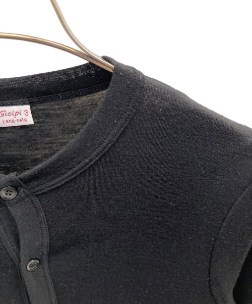 GICIPI（ジチピ）GICIPI (ジチピ) シルクウールブレンドカーディガン ブラック サイズ:3の古着・服飾アイテム