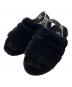 UGG（アグ）の古着「フラッフイヤースライドサンダル　1095119」｜ブラック