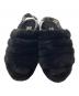 UGG (アグ) フラッフイヤースライドサンダル　1095119 ブラック サイズ:23：6000円