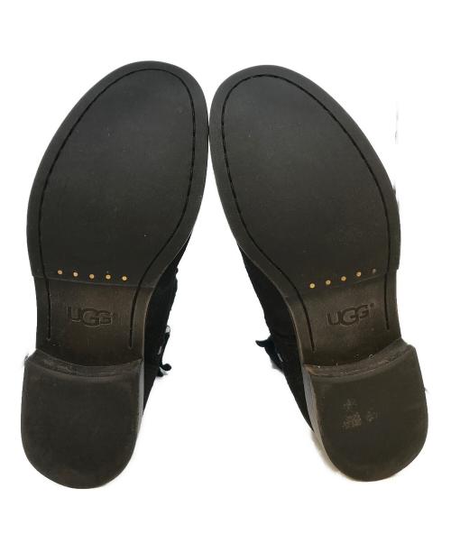 UGG（アグ）UGG (アグ) スウェードコンバットブーツ ブラック サイズ:26.5の古着・服飾アイテム
