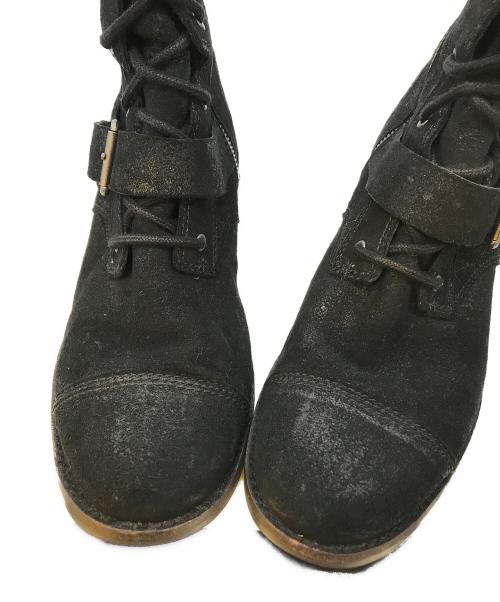 UGG（アグ）UGG (アグ) スウェードコンバットブーツ ブラック サイズ:26.5の古着・服飾アイテム