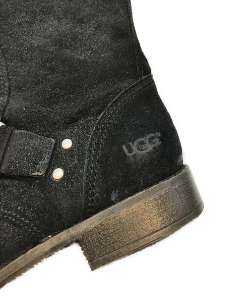 UGG（アグ）UGG (アグ) スウェードコンバットブーツ ブラック サイズ:26.5の古着・服飾アイテム