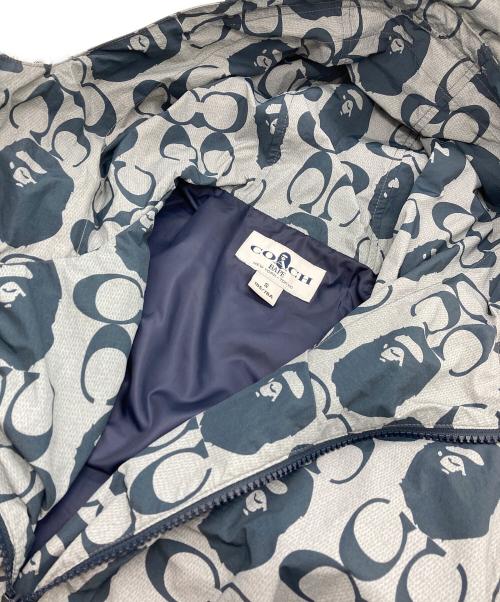 A BATHING APE（ア ベイシング エイプ）A BATHING APE (ア ベイシング エイプ) COACH (コーチ) WINDBREAKER グレー×ネイビー サイズ:Sの古着・服飾アイテム