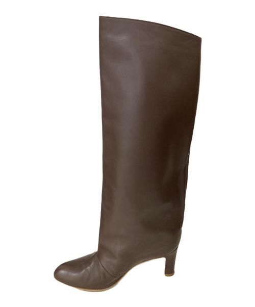 NEBULONIE（ネブローニ）NEBULONIE (ネブローニ) ロングブーツ ブラウン サイズ:36の古着・服飾アイテム