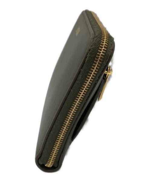 LOEWE（ロエベ）LOEWE (ロエベ) ノットコンパクトジップウォレット オリーブの古着・服飾アイテム