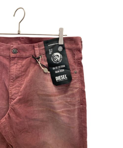 DIESEL（ディーゼル）DIESEL (ディーゼル) コーデュロイパンツ ピンク サイズ: 96cm (W38) 未使用品の古着・服飾アイテム