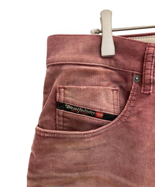 DIESEL（ディーゼル）DIESEL (ディーゼル) コーデュロイパンツ ピンク サイズ: 96cm (W38) 未使用品の古着・服飾アイテム