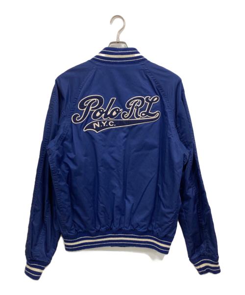 POLO RALPH LAUREN（ポロ・ラルフローレン）POLO RALPH LAUREN (ポロ・ラルフローレン) リバーシブルスタジャン ネイビー サイズ:XLの古着・服飾アイテム