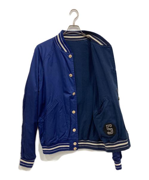 POLO RALPH LAUREN（ポロ・ラルフローレン）POLO RALPH LAUREN (ポロ・ラルフローレン) リバーシブルスタジャン ネイビー サイズ:XLの古着・服飾アイテム