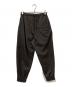 Dulcamara (ドゥルカマラ) YOSOIKI TRACK PANTS チャコールブラウン 未使用品：6000円