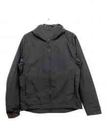 ATTACHMENT（アタッチメント）の古着「3レイヤーライトタフタ フーデッドブルゾン」｜ブラック