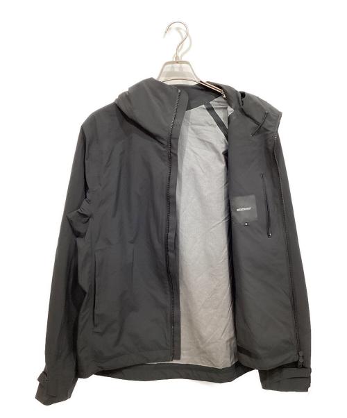 ATTACHMENT（アタッチメント）ATTACHMENT (アタッチメント) 3レイヤーライトタフタ フーデッドブルゾン ブラック サイズ:3 未使用品の古着・服飾アイテム