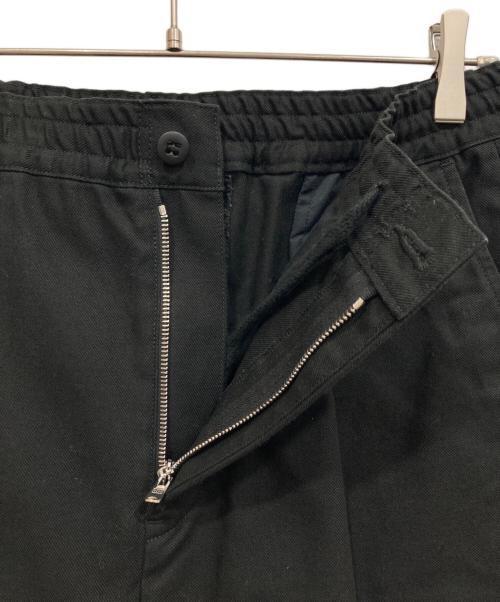 uniform experiment（ユニフォームエクスペリメント）uniform experiment (ユニフォームエクスペリメント) Ribbed Wide Tapered Easy Pants ブラック サイズ:3の古着・服飾アイテム