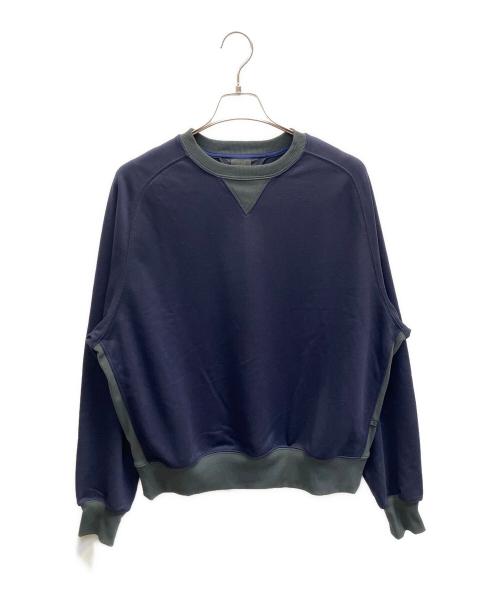 DAIWA PIER39（ダイワ ピア39）DAIWA PIER39 (ダイワ ピア39) TECH SWEAT CREW FREEDOM SLEEVE ネイビー サイズ:Ｓ 未使用品の古着・服飾アイテム