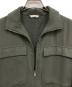 中古・古着 CLANE (クラネ) HALF ZIP MILITARY ONE PIECE カーキ サイズ:1：7000円