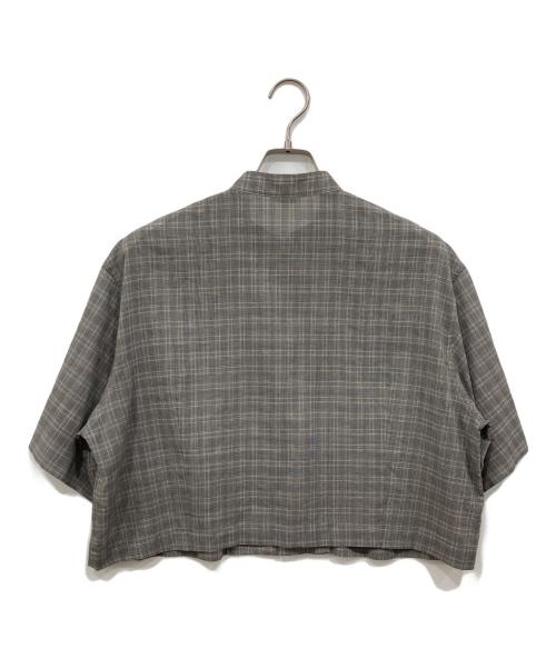CLANE（クラネ）CLANE (クラネ) CHINA BUTTON SHIRT グレー サイズ:2の古着・服飾アイテム