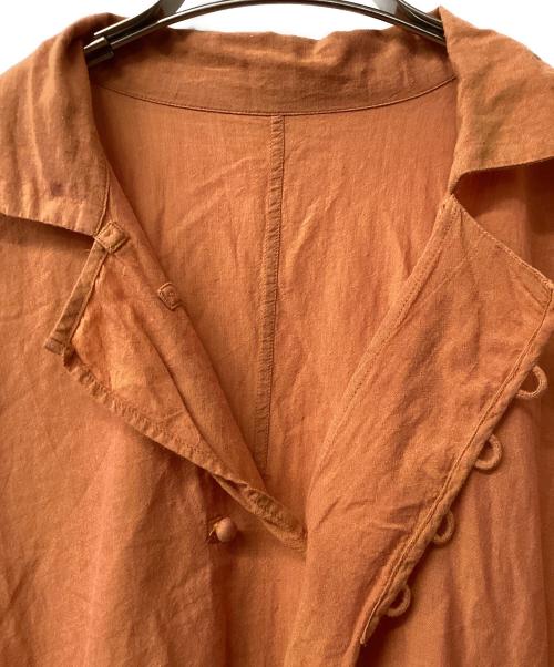 babaghuri（ババグーリ）babaghuri (ババグーリ) babaghuriコットンロングワンピース オレンジ サイズ:Mの古着・服飾アイテム