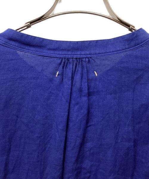 ikkuna/SUZUKI TAKAYUKI（イクナ/スズキタカユキ）ikkuna/SUZUKI TAKAYUKI (イクナ/スズキタカユキ) リネンシャツワンピース ネイビー サイズ:１の古着・服飾アイテム