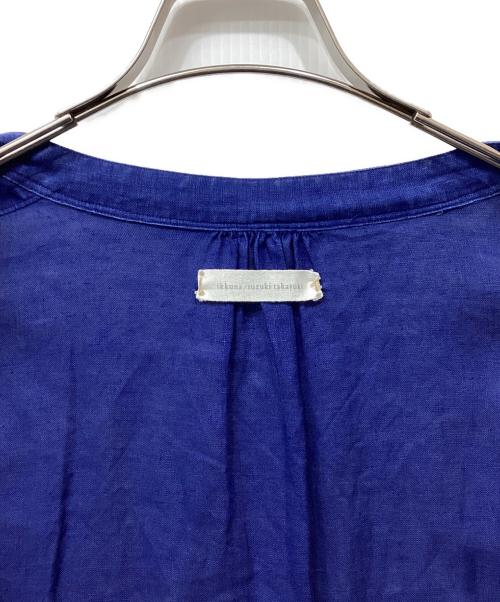 ikkuna/SUZUKI TAKAYUKI（イクナ/スズキタカユキ）ikkuna/SUZUKI TAKAYUKI (イクナ/スズキタカユキ) リネンシャツワンピース ネイビー サイズ:１の古着・服飾アイテム