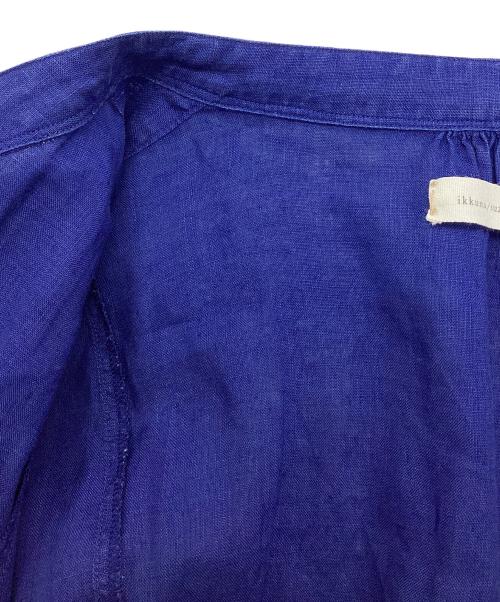 ikkuna/SUZUKI TAKAYUKI（イクナ/スズキタカユキ）ikkuna/SUZUKI TAKAYUKI (イクナ/スズキタカユキ) リネンシャツワンピース ネイビー サイズ:１の古着・服飾アイテム